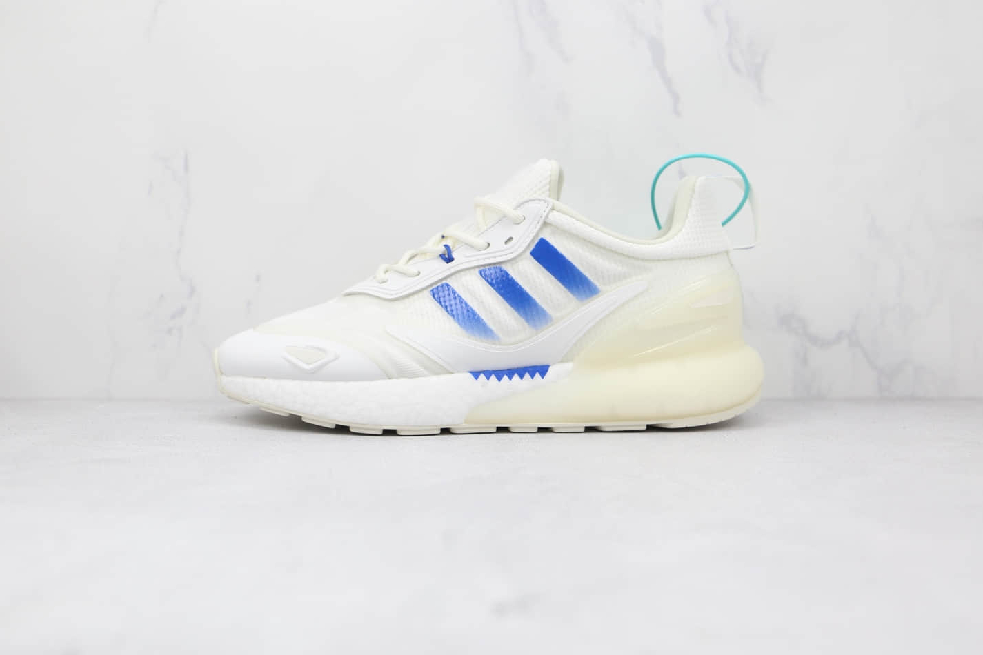 Adidas Originals ZX 2K Boost 2.0 Running Shoes | White Blue GX1007