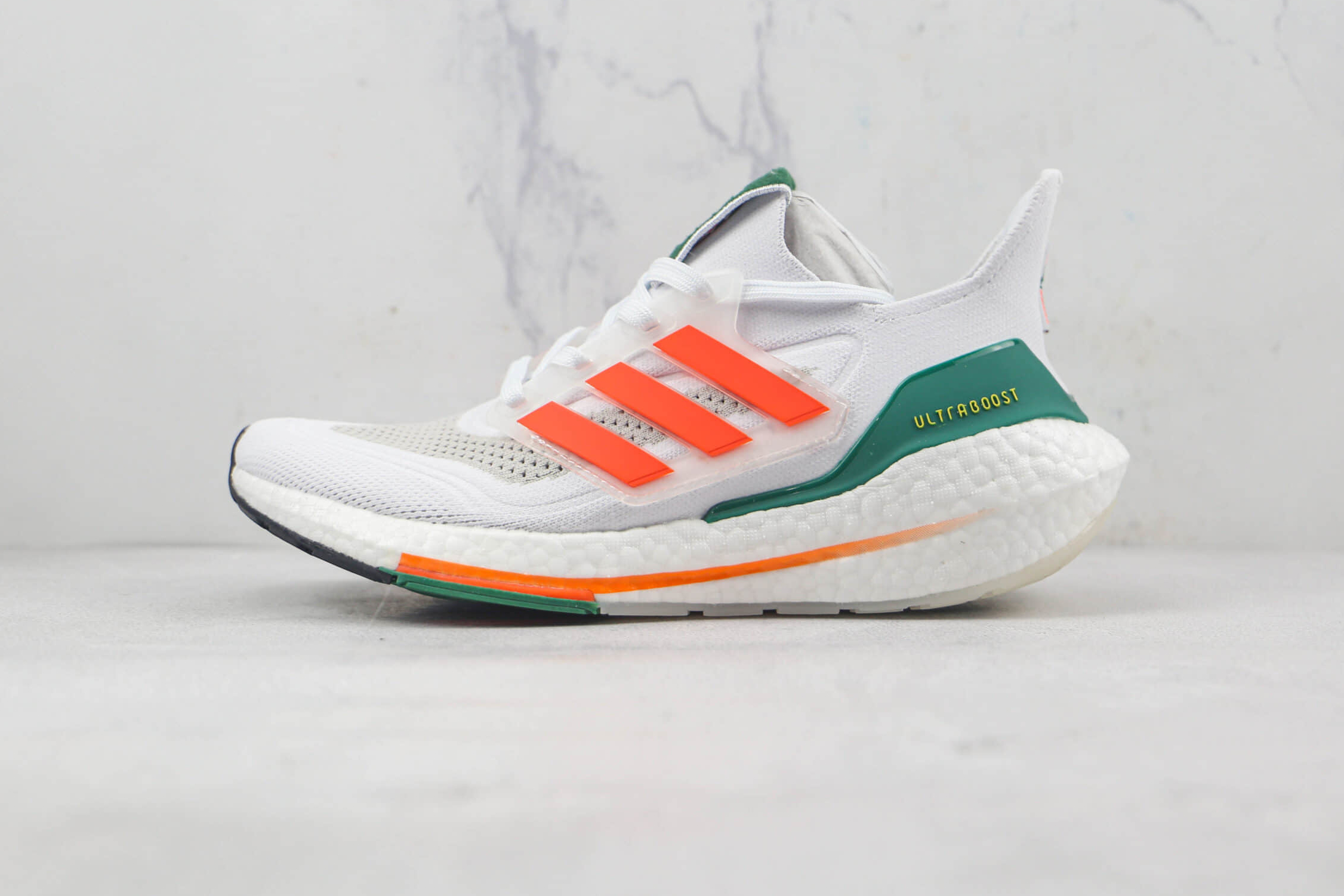 Adidas UltraBoost 21 'NCAA Pack - Miami' GX7966: Premium Running Shoes for Miami Athletics