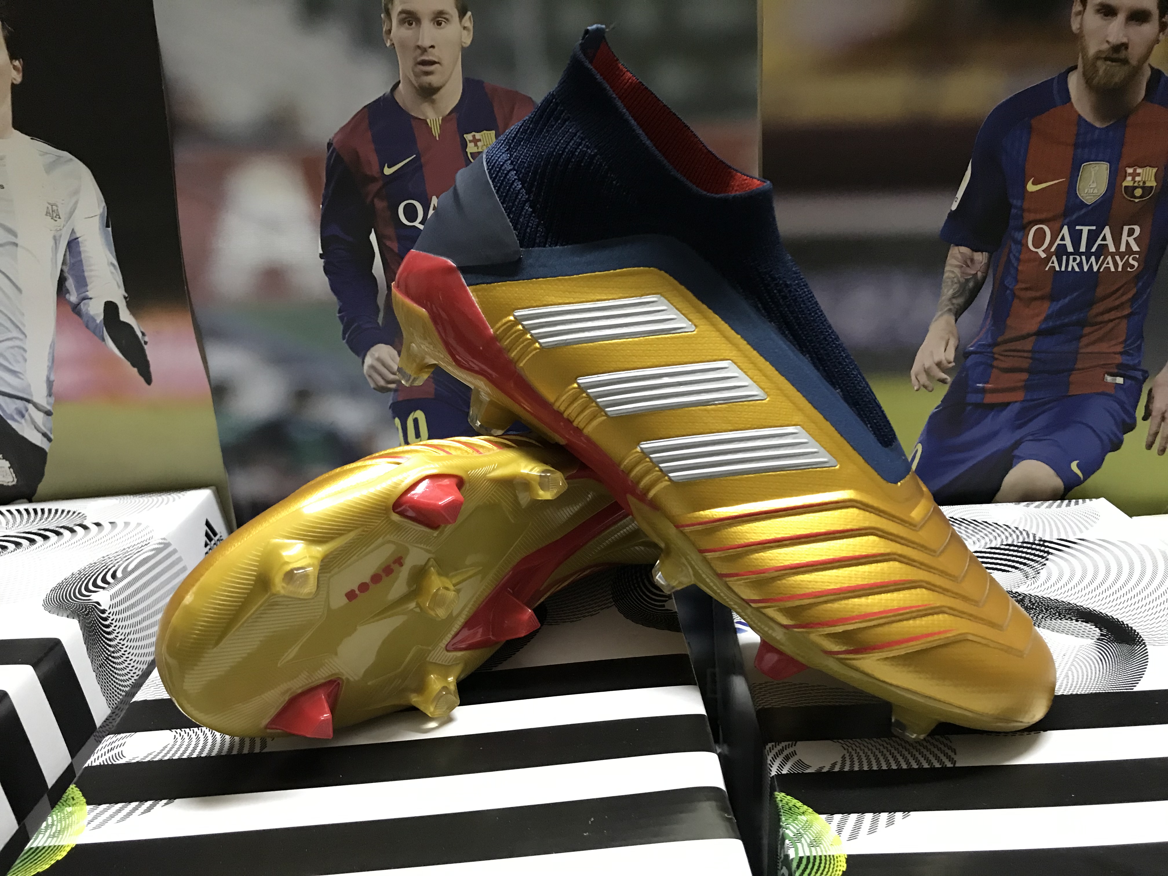 Adidas Predator 19+ FG 'Gold Navy' G27781 - Superior performance and style | Limited edition