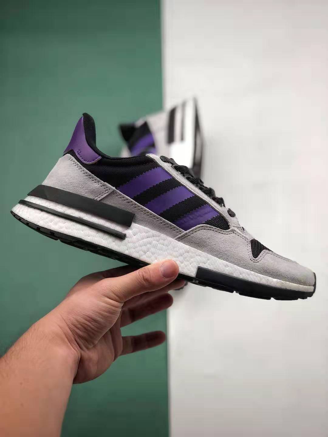 Adidas Size X ZX 500 Black Purple F36913 | Limited Edition Sneakers