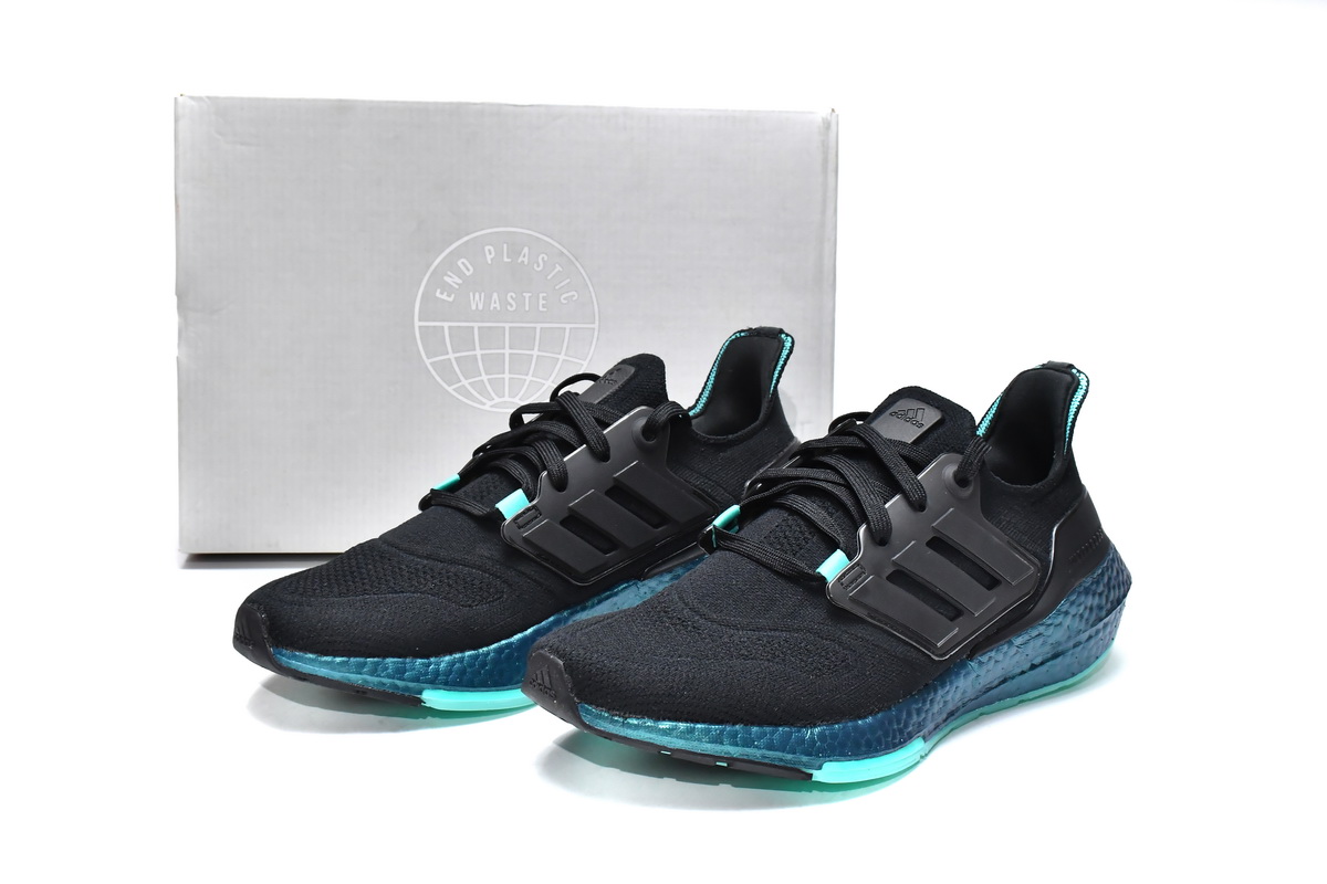Adidas UltraBoost 22 Black Mint Rush GX5564 - Stylish & High-Performance Sneakers