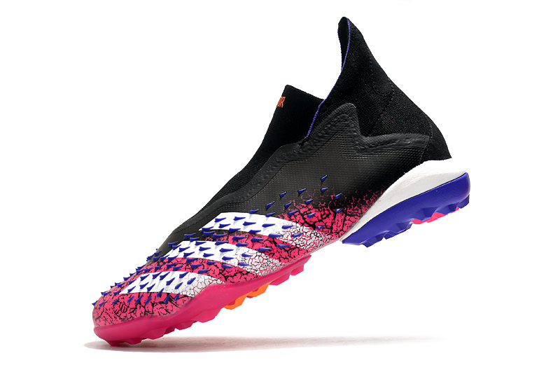 Adidas Predator Freak Laceless TF Shock Pink FW7239 - Ultimate Turf Football Shoes