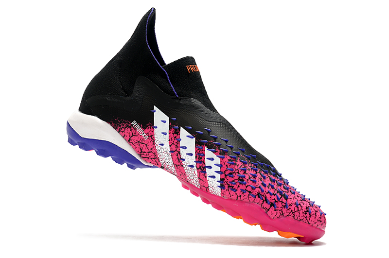Adidas Predator Freak Laceless TF Shock Pink FW7239 - Ultimate Turf Football Shoes