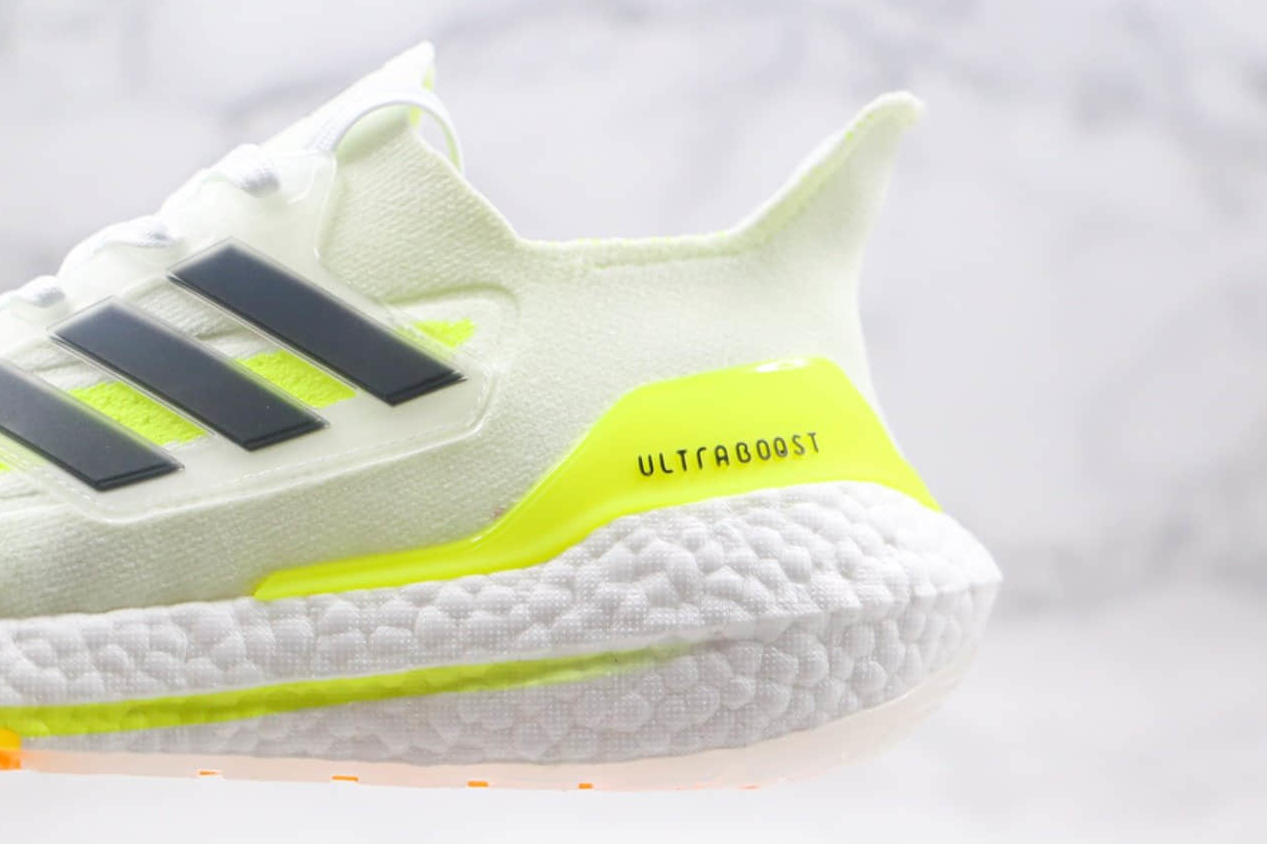 Adidas UltraBoost 21 'White Solar Yellow' FY0377 - Boost Your Performance!