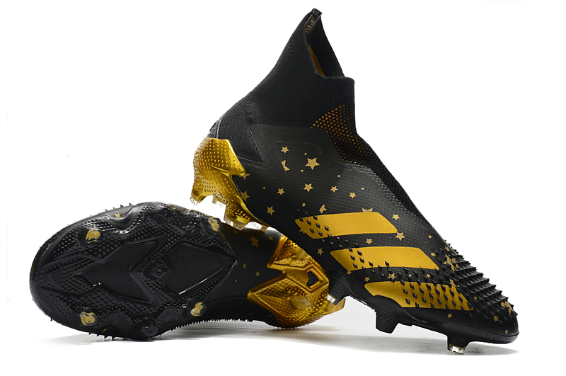 Adidas Predator Mutator 20+ White Gold Metallic Core Black - Elite Football Cleats