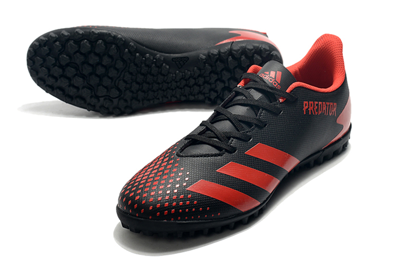 Adidas PREDATOR 20.4 TF Turf Black Red EE9585 - Ultimate Performance for Turf Play