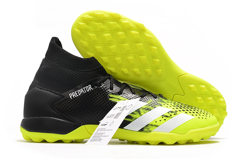 Adidas Predator Mutator 20.3 TF: Green White Black Soccer Shoes