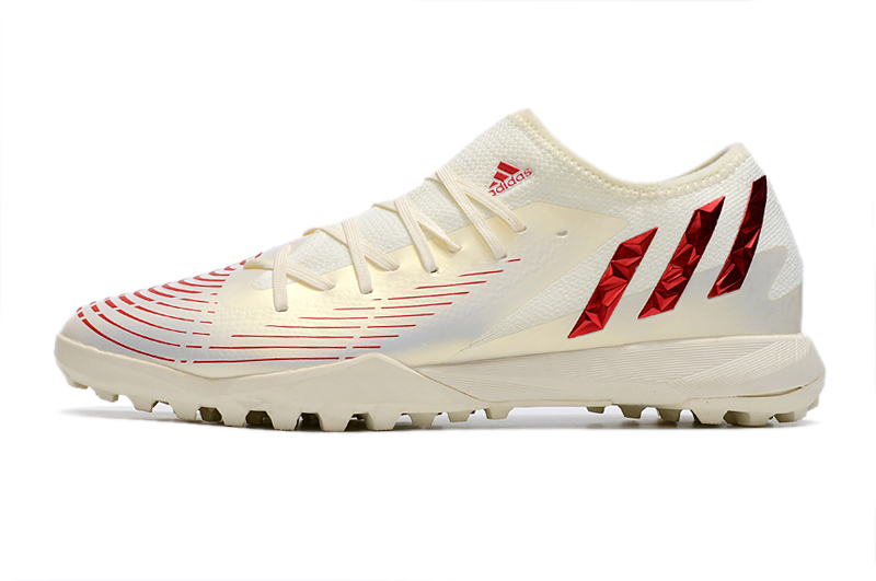 Adidas Predator Edge.3 Branco e Vermelho - Domine o jogo com estilo