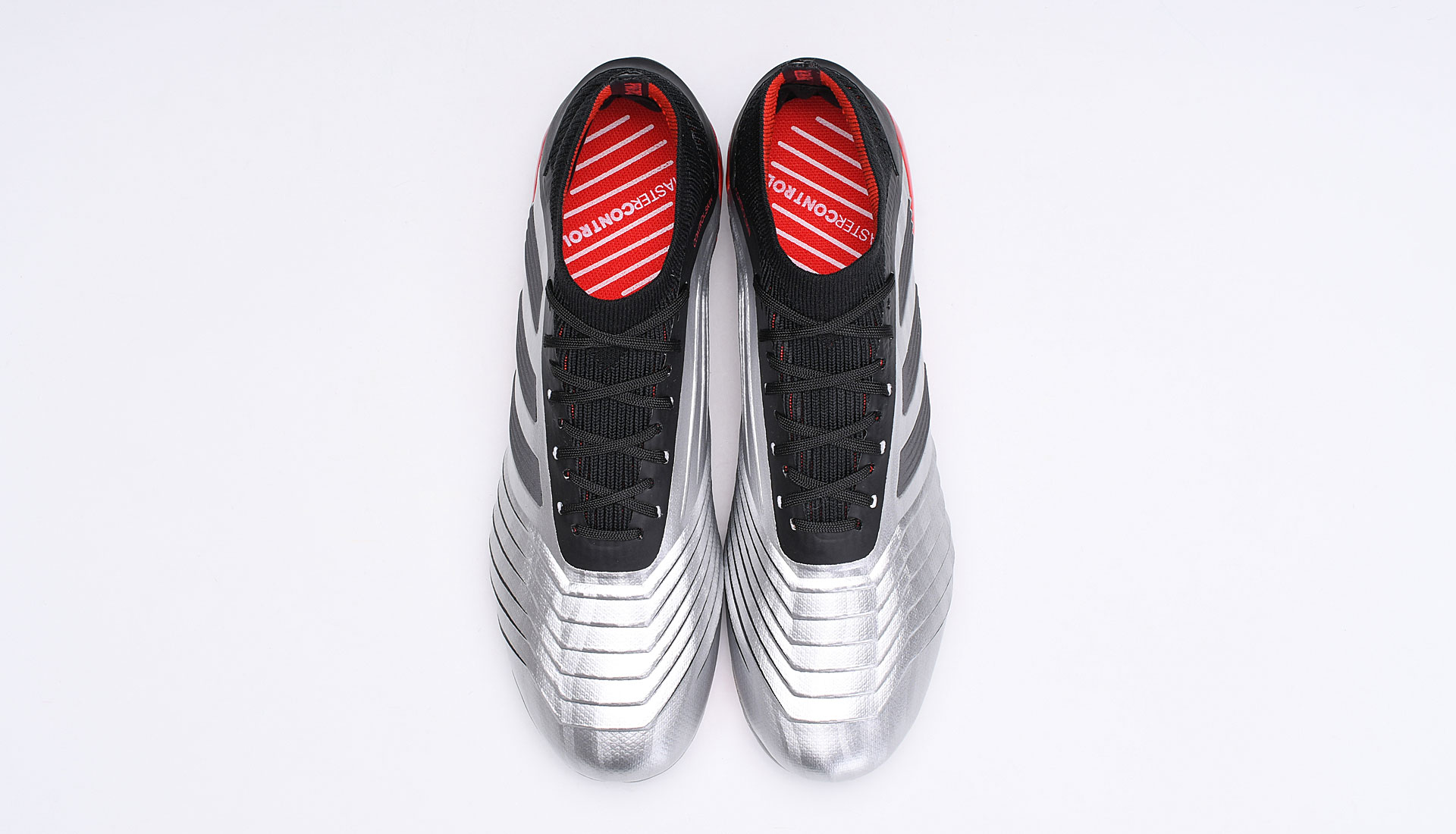 Adidas Predator 19.1 FG Men's Cleats - Silver Met Core Black | F35607