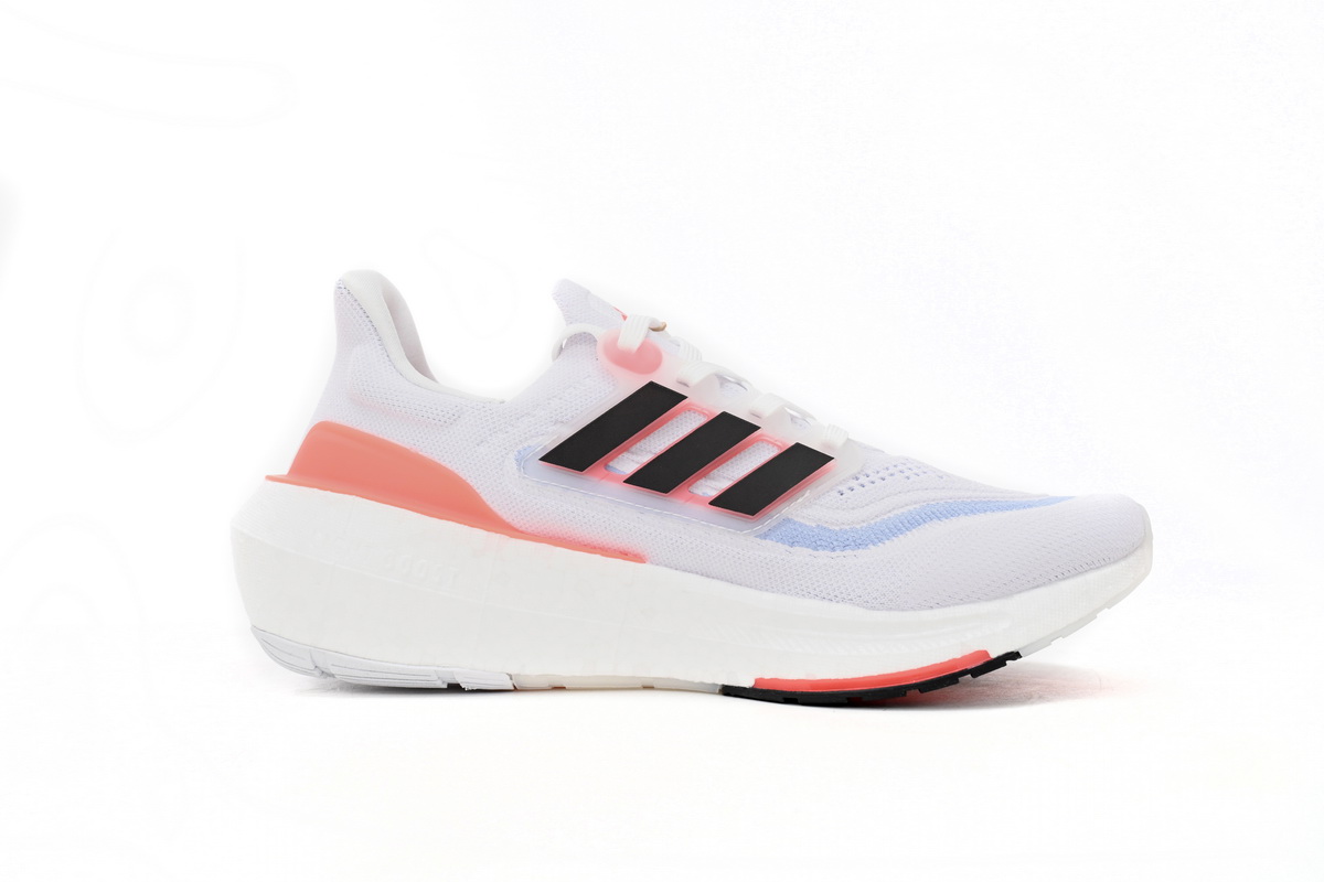 Adidas Ultra Boost Light White Black Solar Red - HQ6351 | Shop Now!