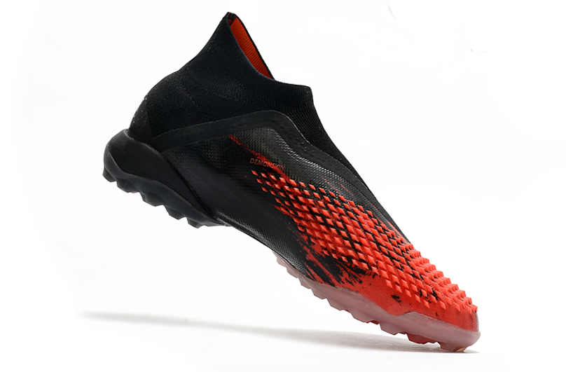 Adidas Predator Dracon 20+ TF 'Black Red' EF1573 - Premium Soccer Footwear