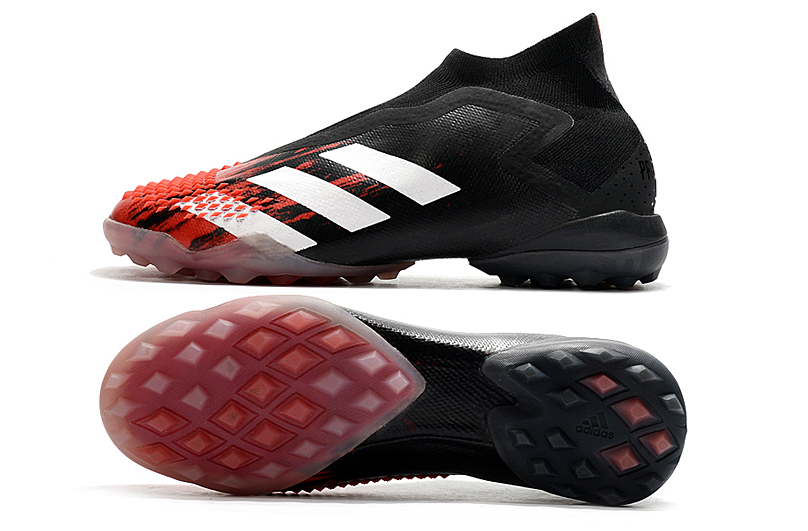 Adidas Predator Dracon 20+ TF 'Black Red' EF1573 - Premium Soccer Footwear
